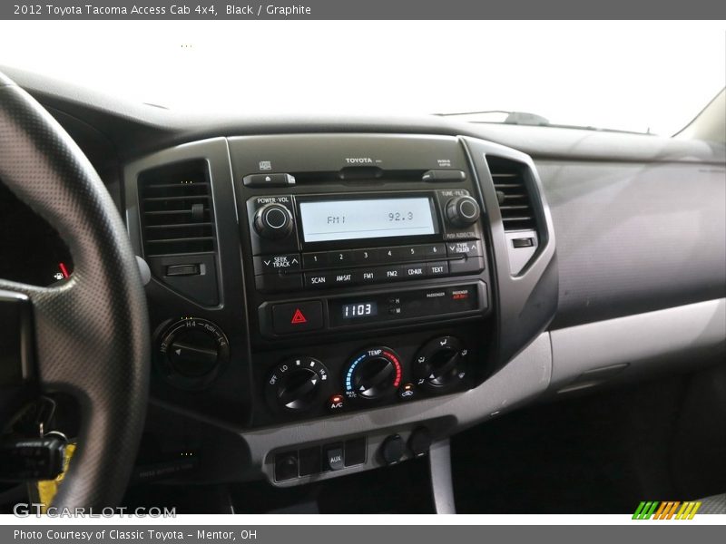 Black / Graphite 2012 Toyota Tacoma Access Cab 4x4