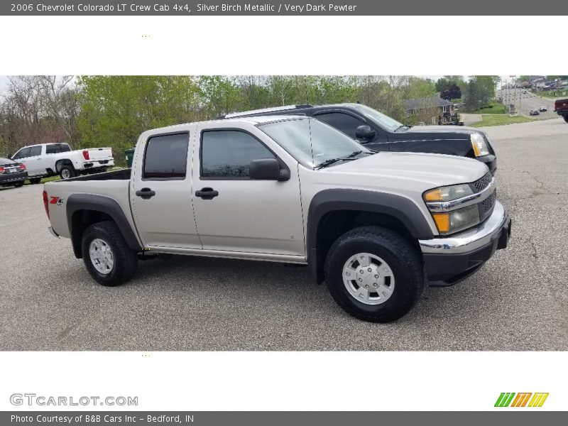 Silver Birch Metallic / Very Dark Pewter 2006 Chevrolet Colorado LT Crew Cab 4x4