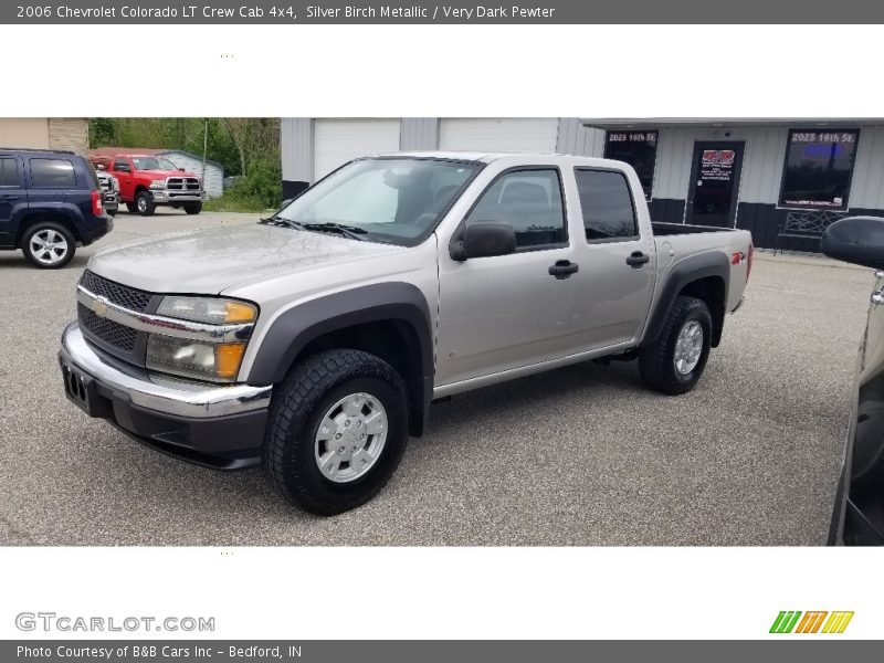 Silver Birch Metallic / Very Dark Pewter 2006 Chevrolet Colorado LT Crew Cab 4x4