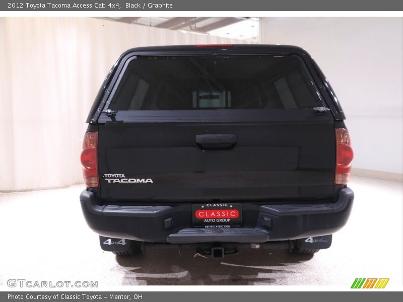 Black / Graphite 2012 Toyota Tacoma Access Cab 4x4