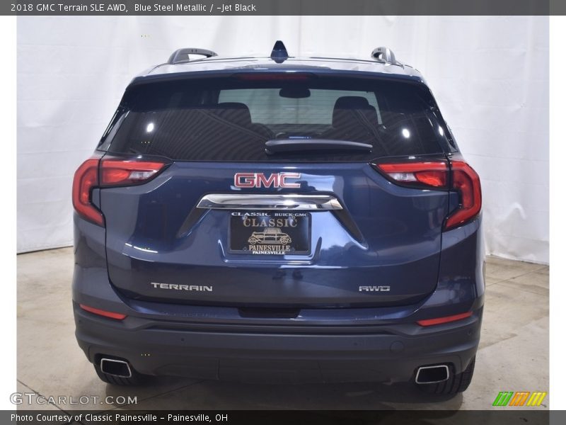 Blue Steel Metallic / ­Jet Black 2018 GMC Terrain SLE AWD
