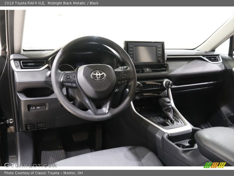 Midnight Black Metallic / Black 2019 Toyota RAV4 XLE