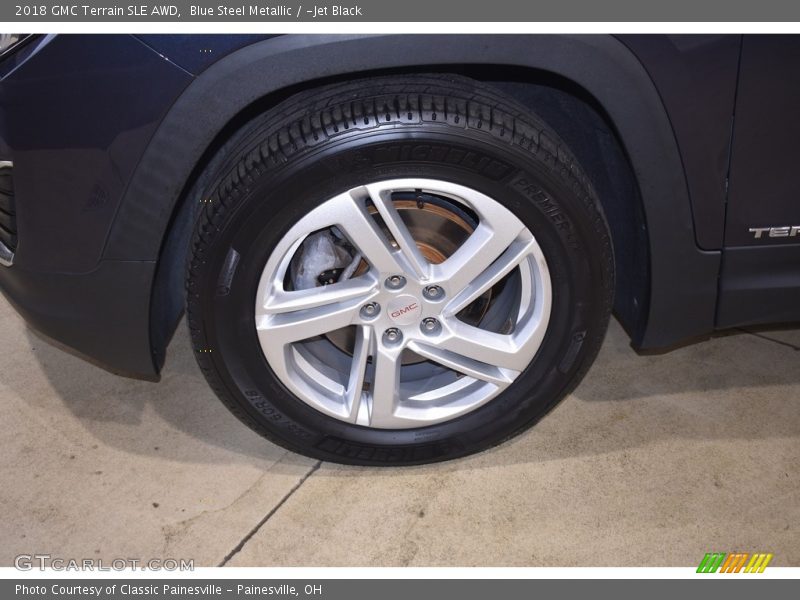 Blue Steel Metallic / ­Jet Black 2018 GMC Terrain SLE AWD