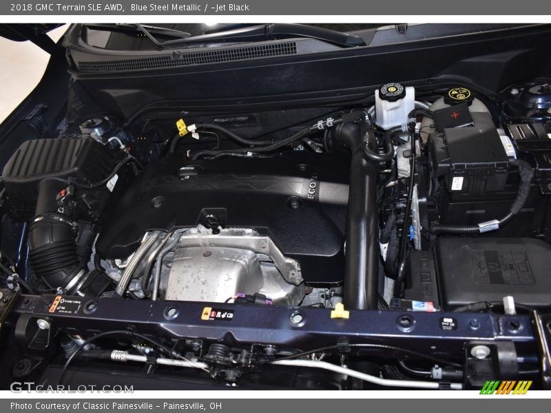Blue Steel Metallic / ­Jet Black 2018 GMC Terrain SLE AWD