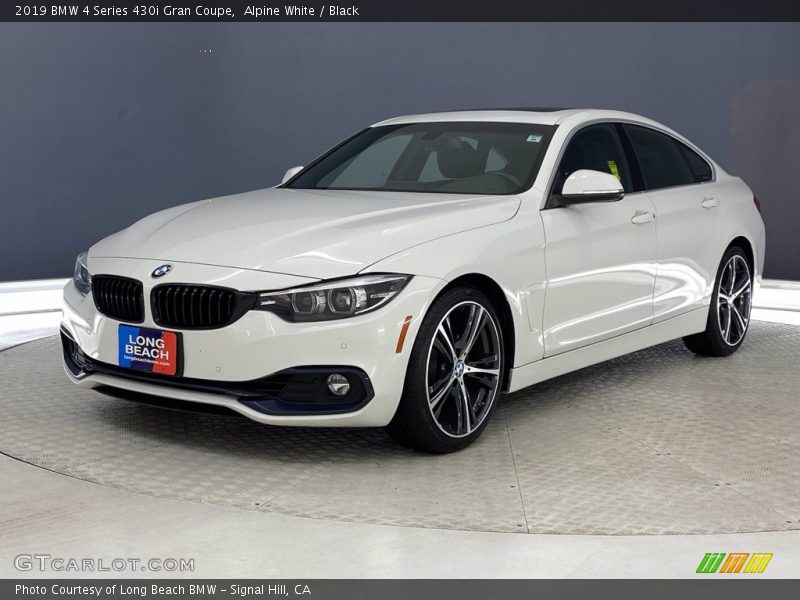 Alpine White / Black 2019 BMW 4 Series 430i Gran Coupe