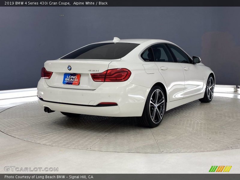 Alpine White / Black 2019 BMW 4 Series 430i Gran Coupe