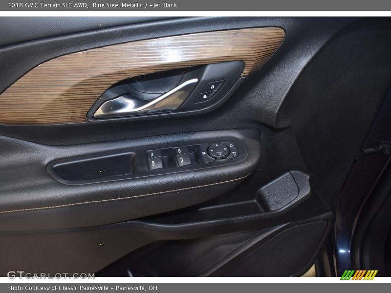 Blue Steel Metallic / ­Jet Black 2018 GMC Terrain SLE AWD