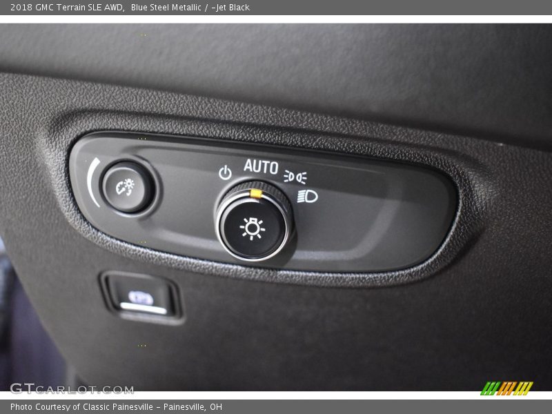 Blue Steel Metallic / ­Jet Black 2018 GMC Terrain SLE AWD