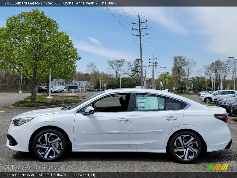 Crystal White Pearl / Slate Black 2021 Subaru Legacy Limited XT