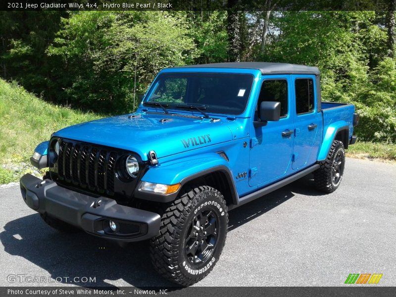 Hydro Blue Pearl / Black 2021 Jeep Gladiator Willys 4x4