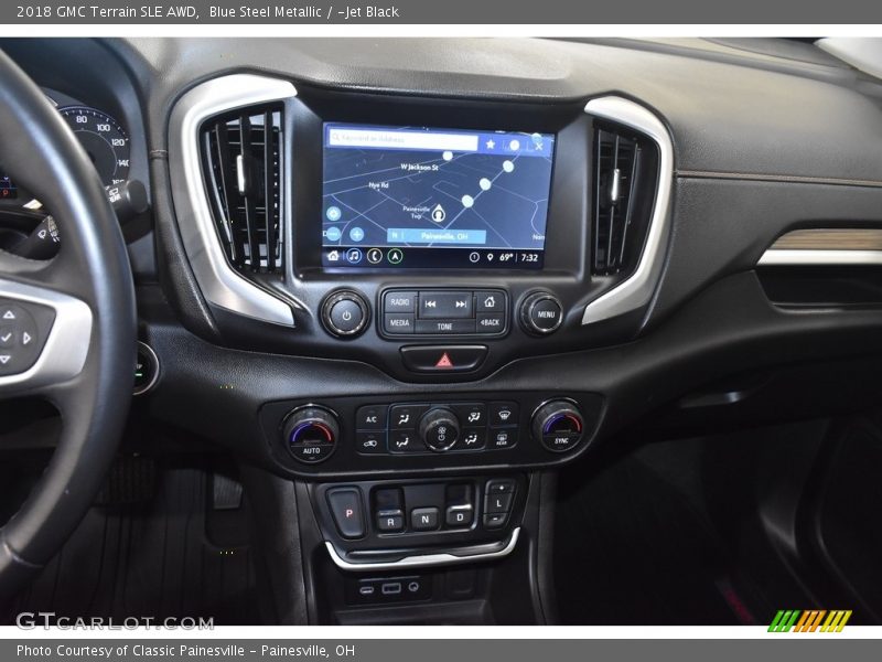 Blue Steel Metallic / ­Jet Black 2018 GMC Terrain SLE AWD