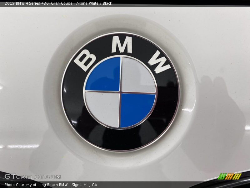 Alpine White / Black 2019 BMW 4 Series 430i Gran Coupe