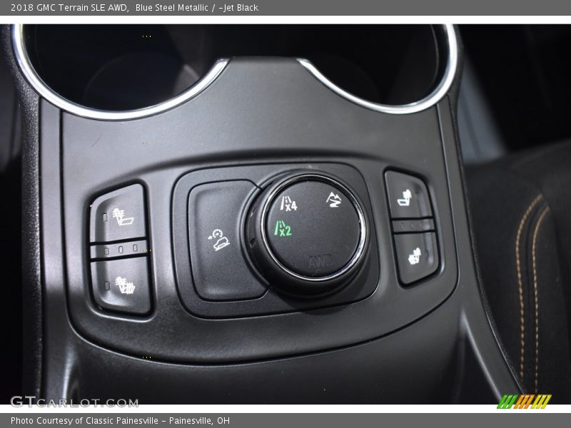 Blue Steel Metallic / ­Jet Black 2018 GMC Terrain SLE AWD