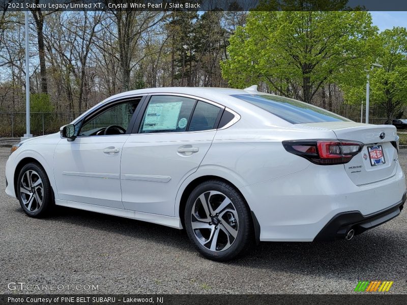 Crystal White Pearl / Slate Black 2021 Subaru Legacy Limited XT