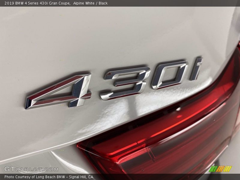 Alpine White / Black 2019 BMW 4 Series 430i Gran Coupe