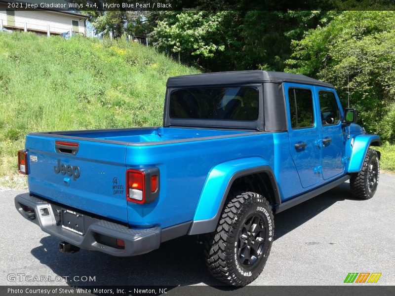 Hydro Blue Pearl / Black 2021 Jeep Gladiator Willys 4x4