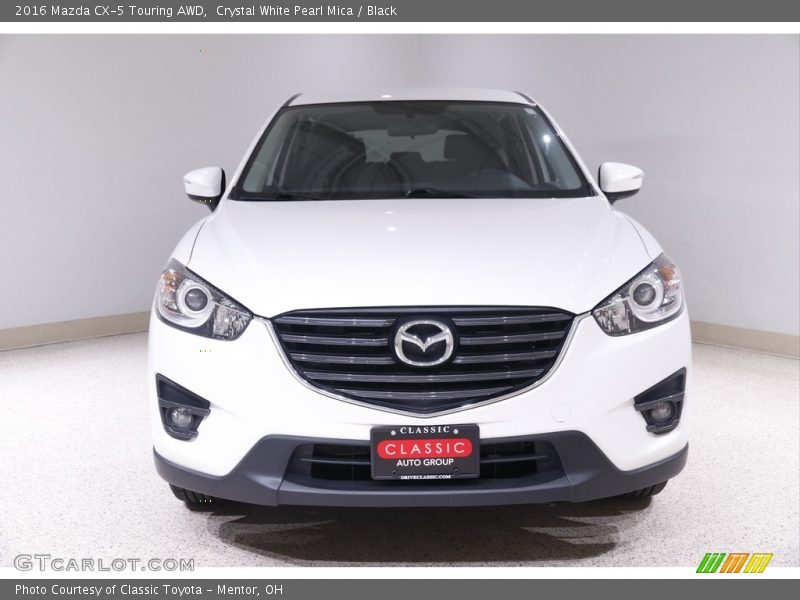 Crystal White Pearl Mica / Black 2016 Mazda CX-5 Touring AWD