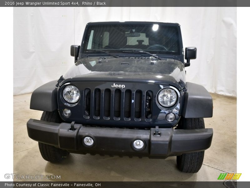 Rhino / Black 2016 Jeep Wrangler Unlimited Sport 4x4