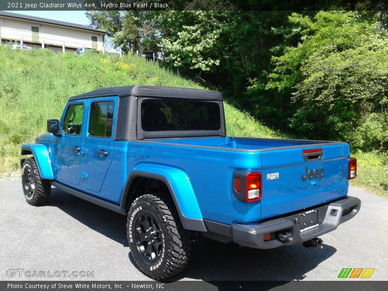 Hydro Blue Pearl / Black 2021 Jeep Gladiator Willys 4x4