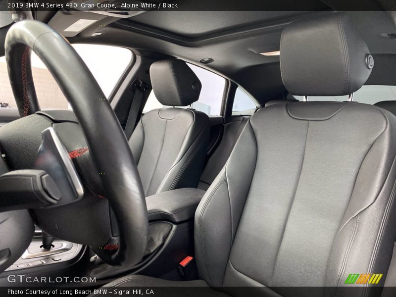 Alpine White / Black 2019 BMW 4 Series 430i Gran Coupe
