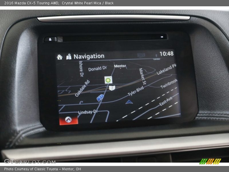 Crystal White Pearl Mica / Black 2016 Mazda CX-5 Touring AWD
