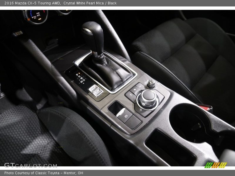 Crystal White Pearl Mica / Black 2016 Mazda CX-5 Touring AWD