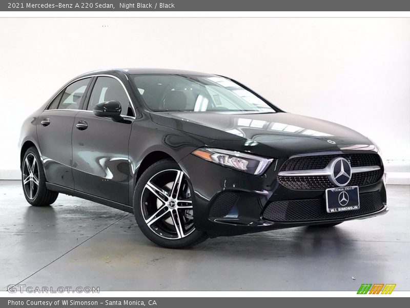 Night Black / Black 2021 Mercedes-Benz A 220 Sedan
