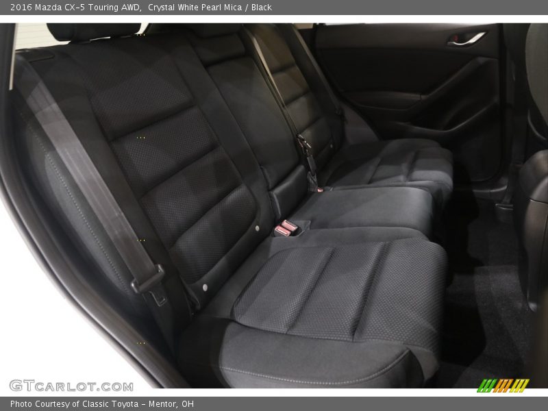 Crystal White Pearl Mica / Black 2016 Mazda CX-5 Touring AWD