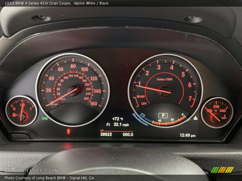 Alpine White / Black 2019 BMW 4 Series 430i Gran Coupe