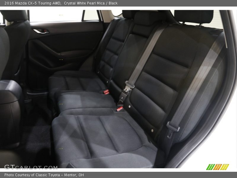 Crystal White Pearl Mica / Black 2016 Mazda CX-5 Touring AWD