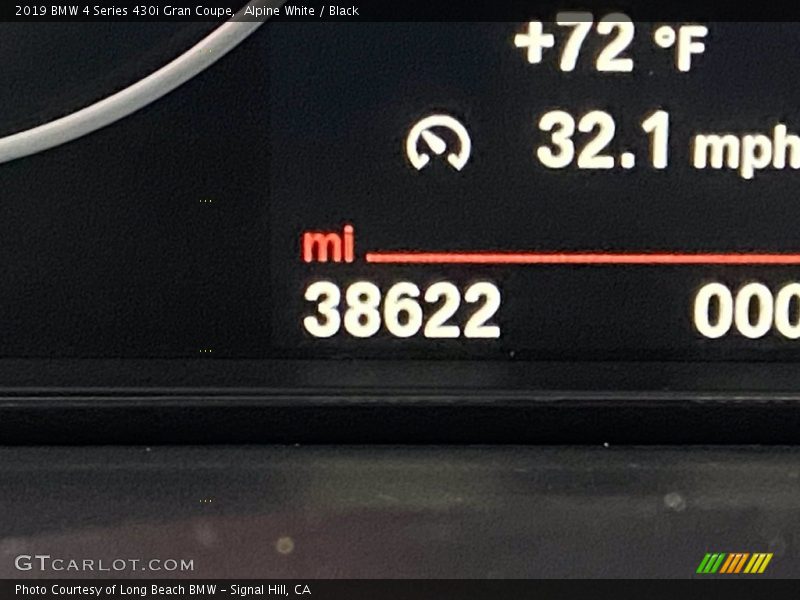 Alpine White / Black 2019 BMW 4 Series 430i Gran Coupe