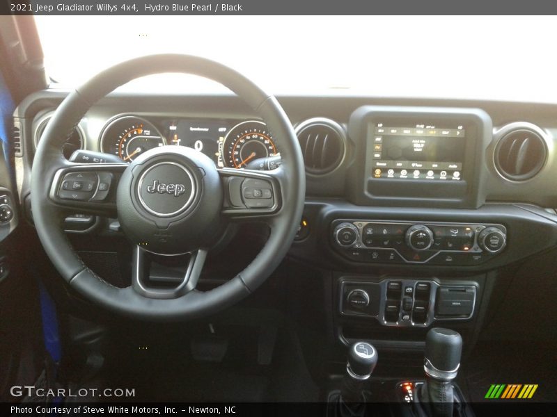 Hydro Blue Pearl / Black 2021 Jeep Gladiator Willys 4x4