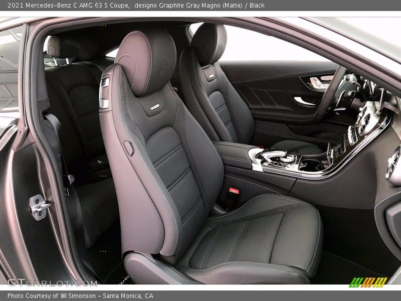 Front Seat of 2021 C AMG 63 S Coupe