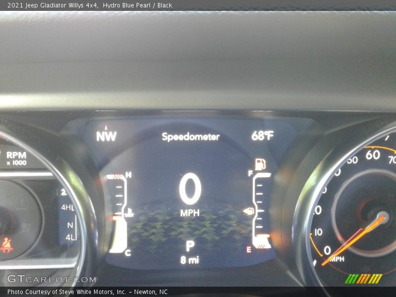 Hydro Blue Pearl / Black 2021 Jeep Gladiator Willys 4x4
