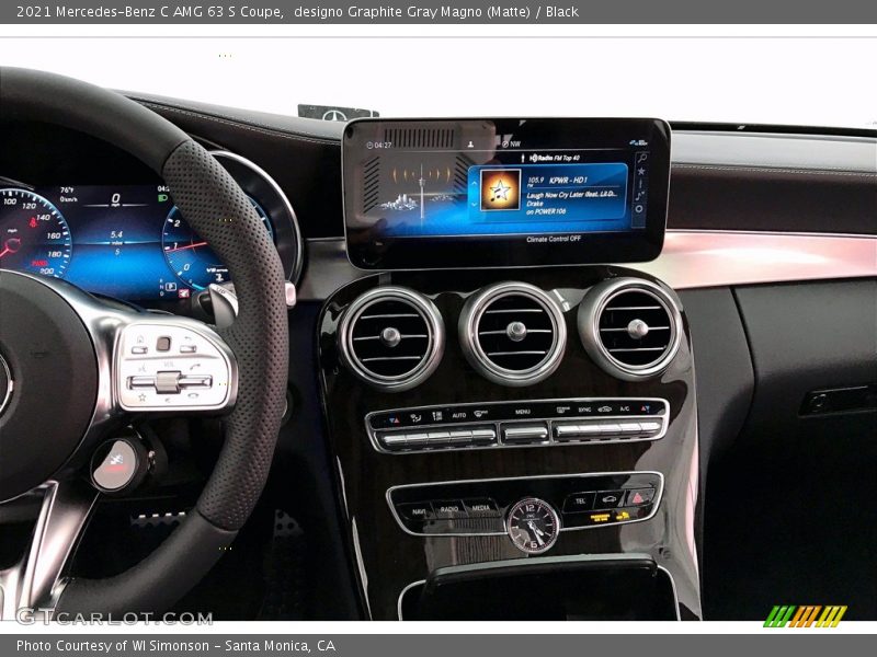 designo Graphite Gray Magno (Matte) / Black 2021 Mercedes-Benz C AMG 63 S Coupe