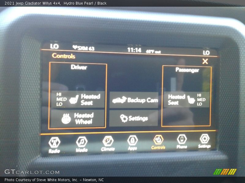 Hydro Blue Pearl / Black 2021 Jeep Gladiator Willys 4x4
