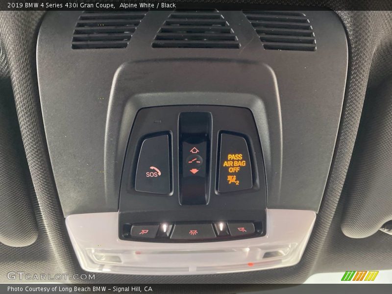 Alpine White / Black 2019 BMW 4 Series 430i Gran Coupe