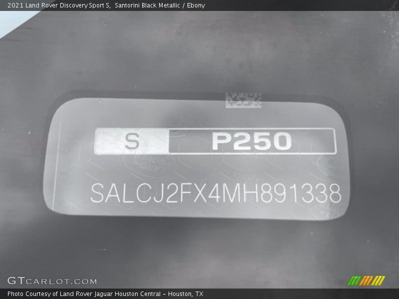 Santorini Black Metallic / Ebony 2021 Land Rover Discovery Sport S