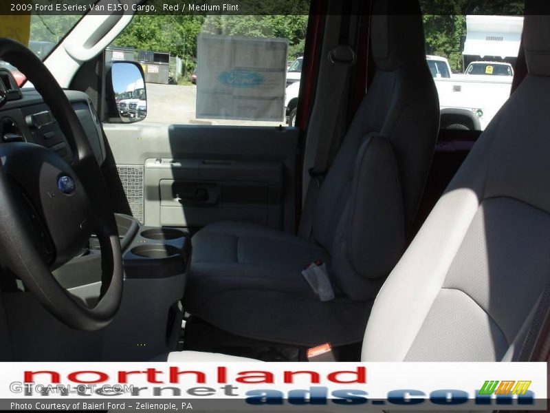 Red / Medium Flint 2009 Ford E Series Van E150 Cargo