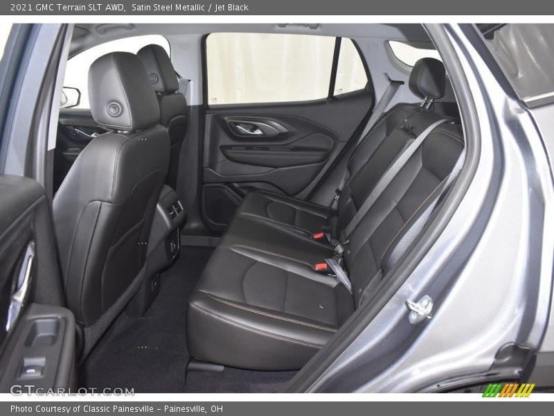 Satin Steel Metallic / Jet Black 2021 GMC Terrain SLT AWD
