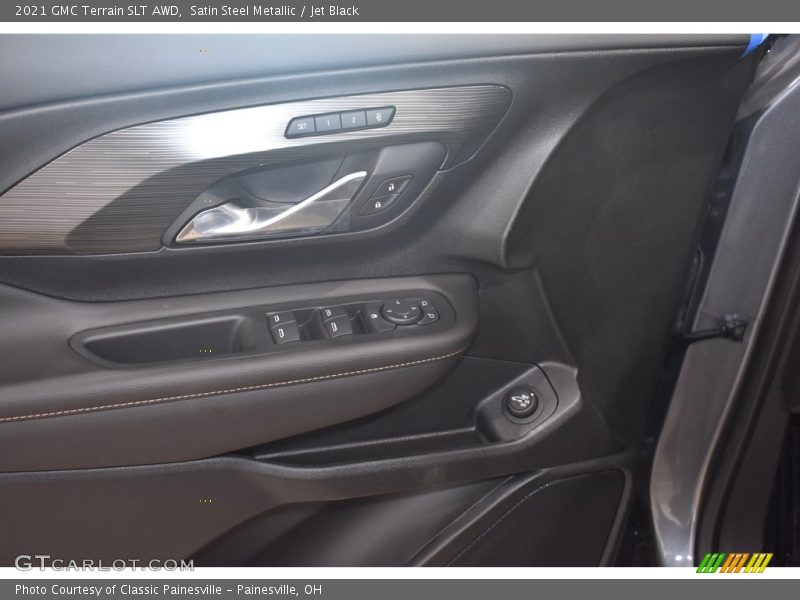 Satin Steel Metallic / Jet Black 2021 GMC Terrain SLT AWD