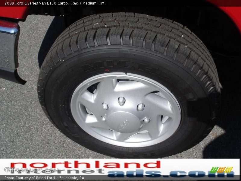 Red / Medium Flint 2009 Ford E Series Van E150 Cargo