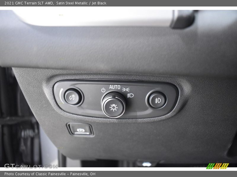 Satin Steel Metallic / Jet Black 2021 GMC Terrain SLT AWD