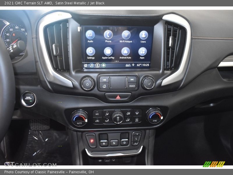 Satin Steel Metallic / Jet Black 2021 GMC Terrain SLT AWD