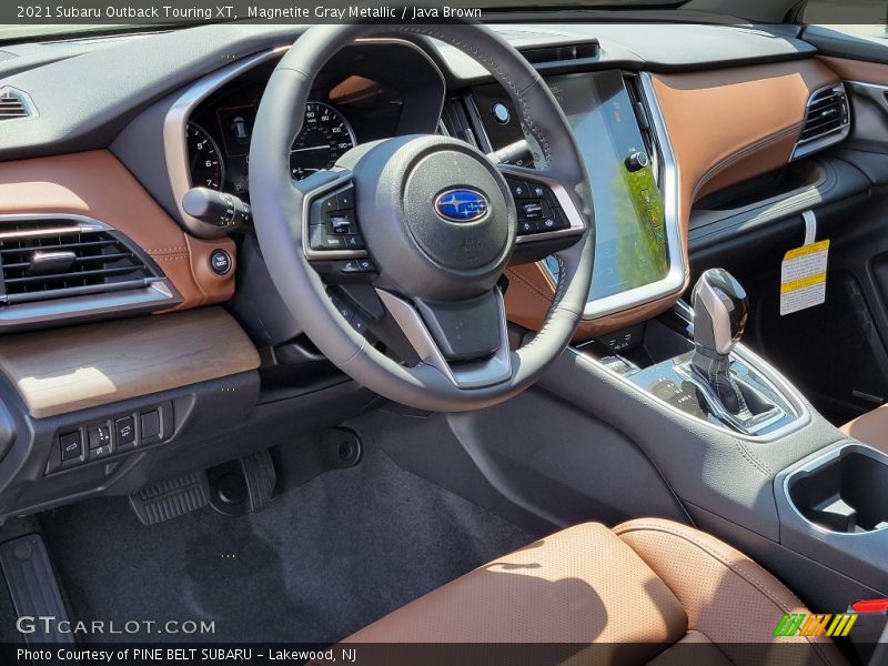 Magnetite Gray Metallic / Java Brown 2021 Subaru Outback Touring XT