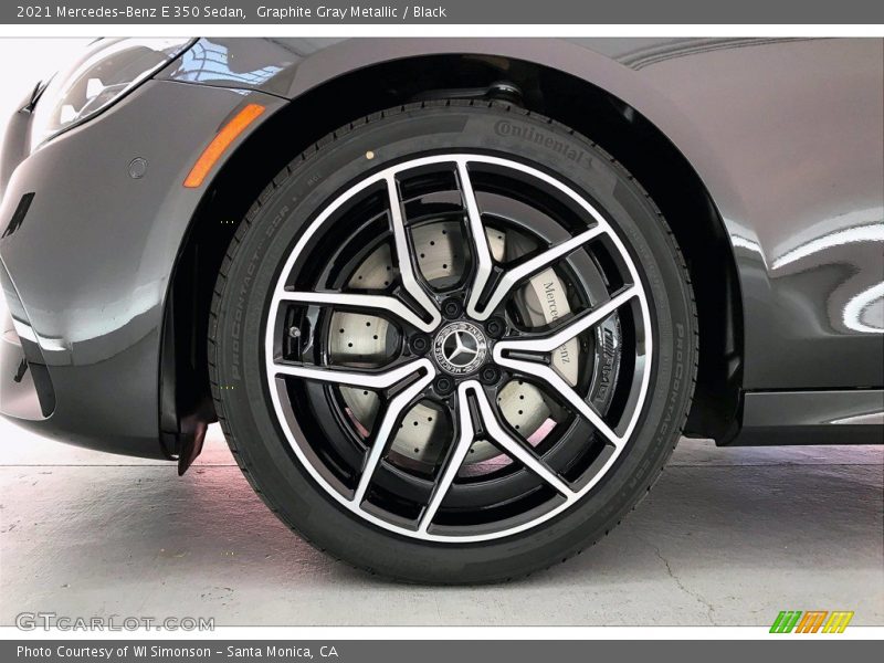 Graphite Gray Metallic / Black 2021 Mercedes-Benz E 350 Sedan