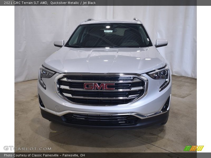 Quicksilver Metallic / Jet Black 2021 GMC Terrain SLT AWD