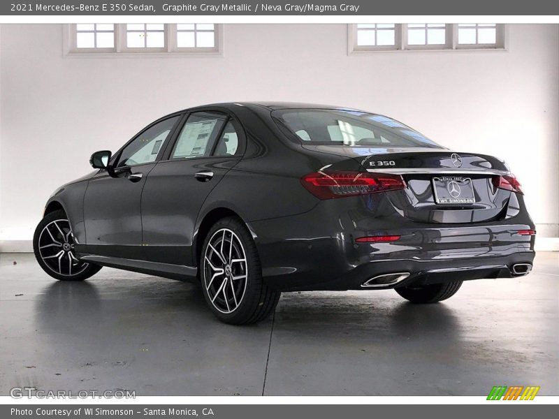 Graphite Gray Metallic / Neva Gray/Magma Gray 2021 Mercedes-Benz E 350 Sedan