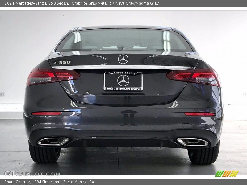 Graphite Gray Metallic / Neva Gray/Magma Gray 2021 Mercedes-Benz E 350 Sedan
