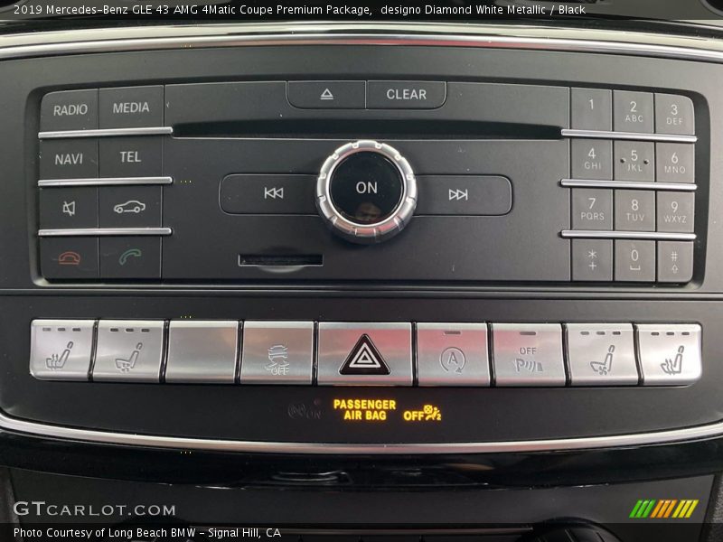 Controls of 2019 GLE 43 AMG 4Matic Coupe Premium Package